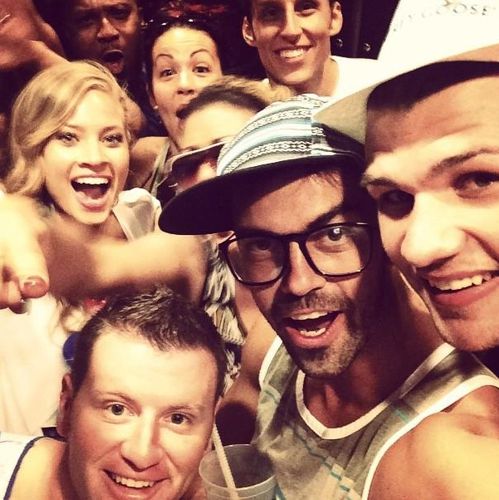 Big Brother Houseguests together in Vegas