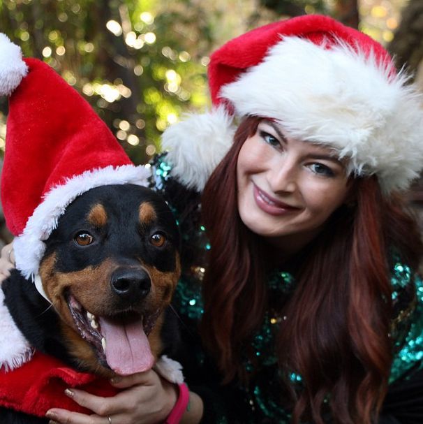 Rachel Reilly celebrates Christmas