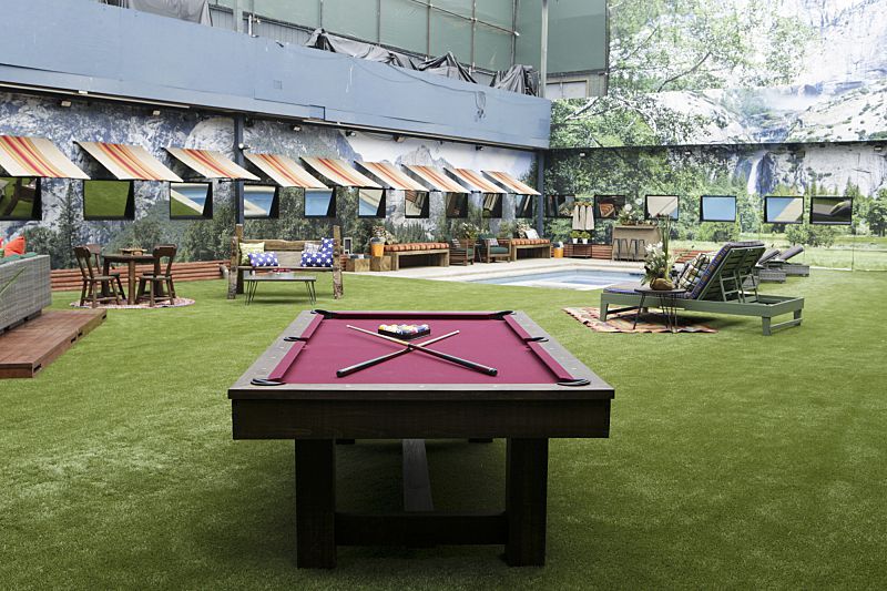 Big Brother 18 backyard and game area