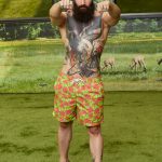 Paul Abrahamian - Big Brother 18 swimsuit photo