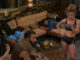 Houseguests gathered in the HoH room on Big Brother 19