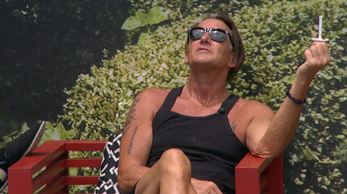 Kevin enjoys the BB19 backyard