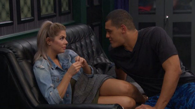 Josh and Elena on Big Brother 19