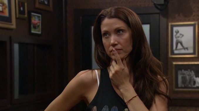 Shannon Elizabeth contemplates her game on CBB