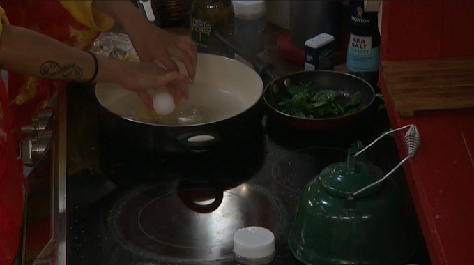 Analyse Making Eggs Florentine