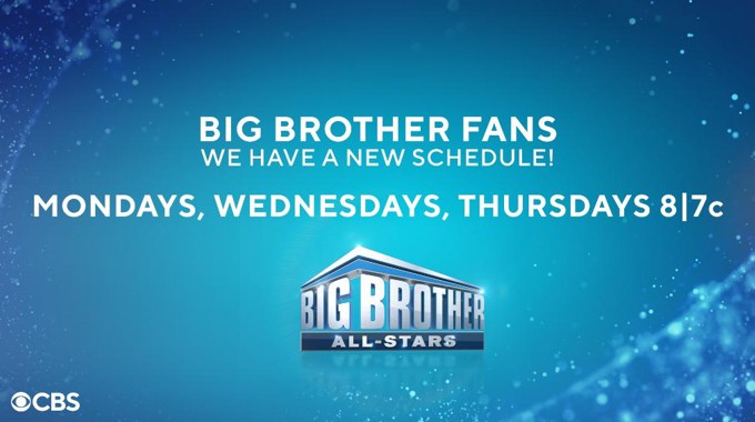 New schedule for Big Brother 22