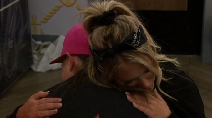 Whitney comforts Britini on Big Brother 23