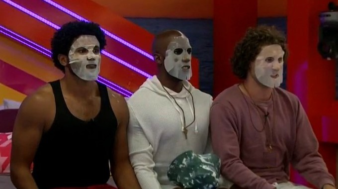 Houseguests masked on Big Brother 23