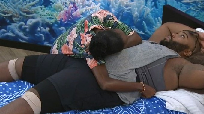 Azah and Derek F on Big Brother 23