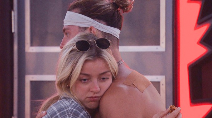 Reilly hugs Matt on Big Brother - CBS