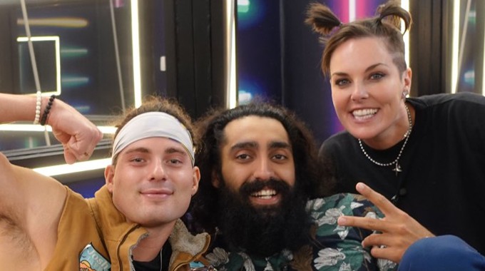 Big Brother Houseguests Matt, Jag, and Bowie Jane - CBS