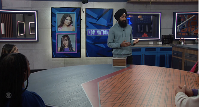 Nominations revealed on Big Brother - CBS