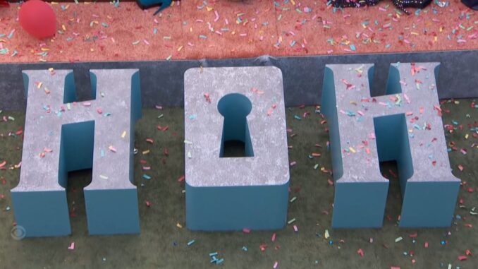 Head of Household comp on Big Brother - Source: CBS